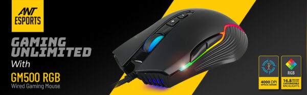 Mouse-Ant Esports Mouse-Gm500Rgb